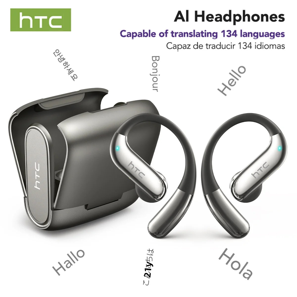 Wired Earphone Lightning - HTC NE23 บลูทูธ V6.0 หูฟัง OWS