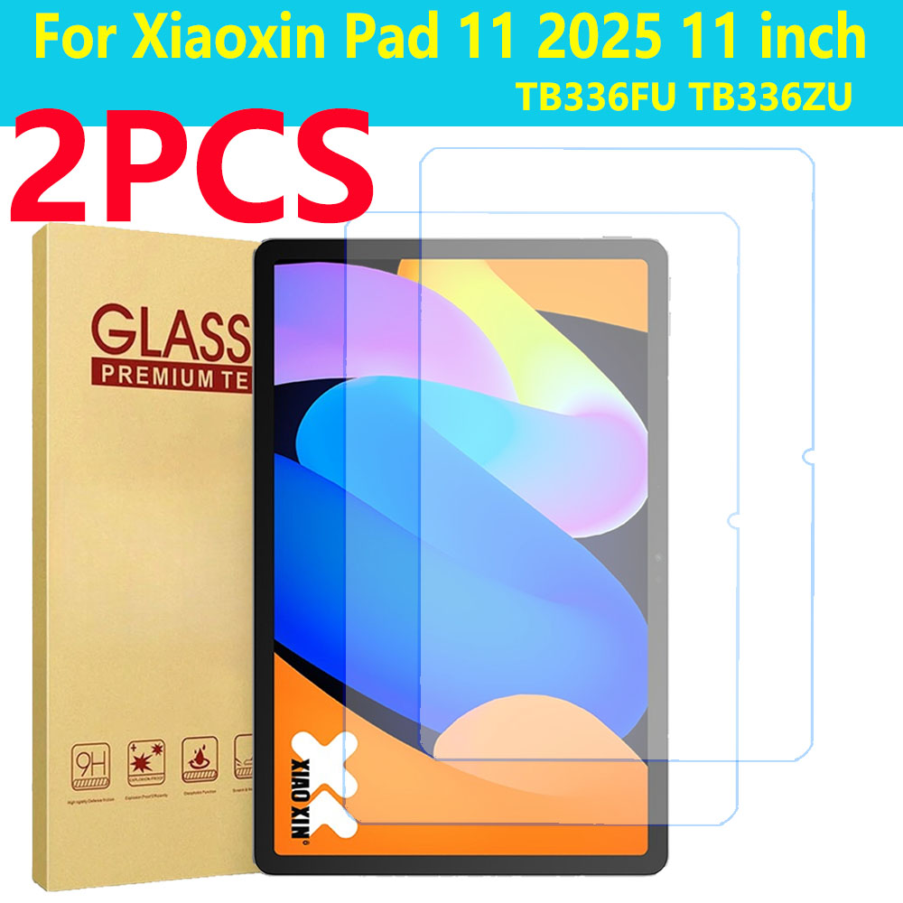 Tablet Accessories Lenovo - 2 ชิ้นป้องกันรอยขีดข่วนกระจกนิรภัยป้องกันหน้าจอสำหรับเลอโนโว เซียวซิน แพด 11 2025