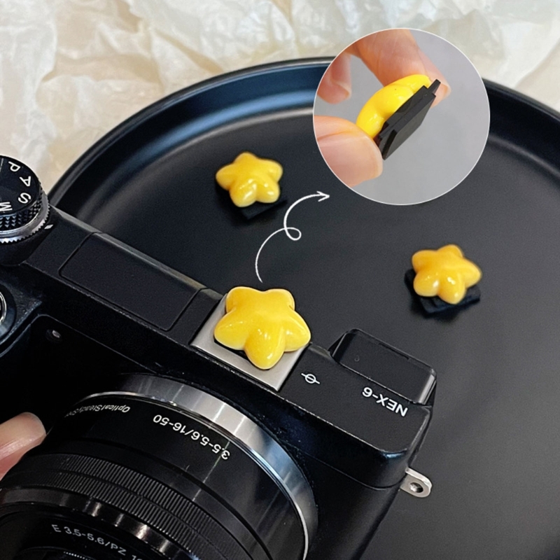 Hotwav Tablet Accessories - ฝาครอบรองเท้าร้อนกล้อง SLR ฝาปิดช่องเสียบแฟลชกันฝุ่นตัวป้องกันรูปการ์ตูนครอบคลุมอุปกรณ์896C สำหรับถ่ายภาพ