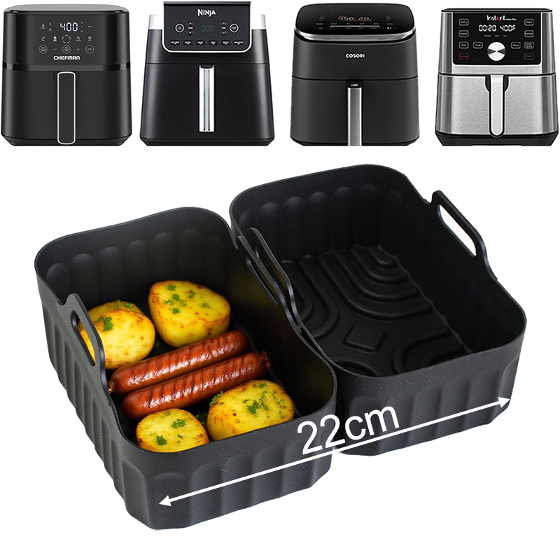 Hotwav Tablet Accessories - 20-22 ซม.หม้อทอดอากาศซิลิโคนแม่พิมพ์สำหรับหม้อทอดอากาศร้อนแบบใช้ซ้ำได้อุปกรณ์เสริมสำหรับนินจา, COSORI, Tefal, Ninja, Philips