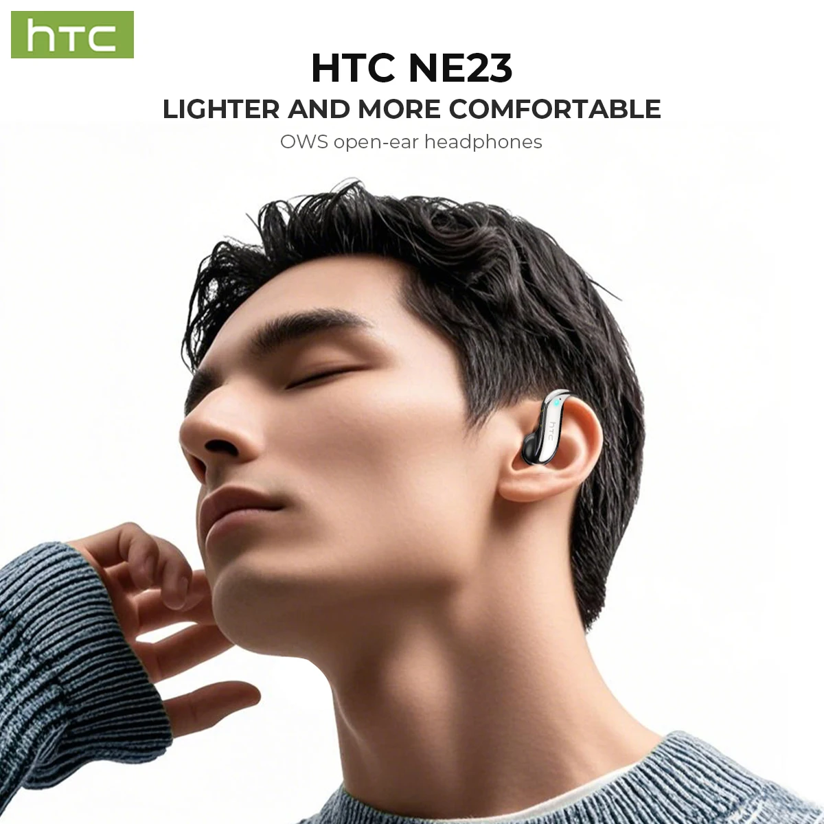 HTC NE23 บลูทูธ V6.0 หูฟัง OWS - Wired Earphone Lightning บทวิจารณ์และราคา