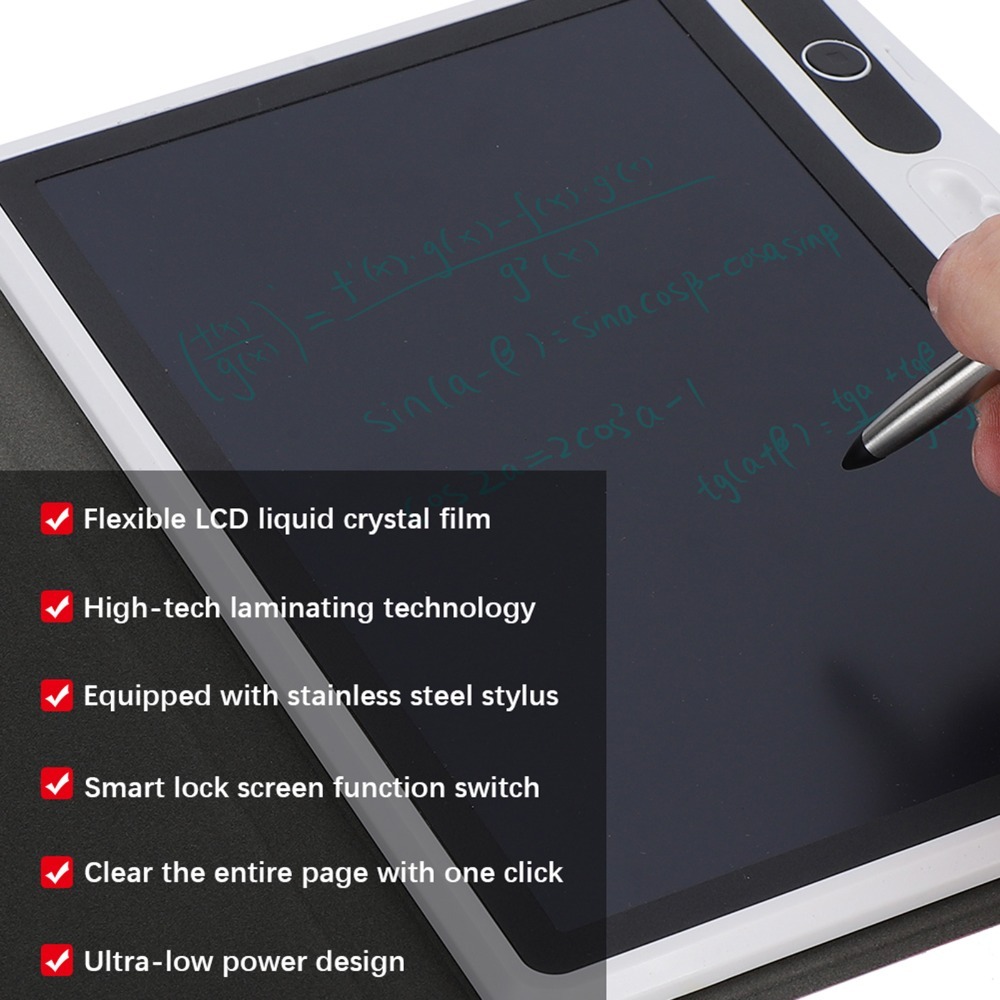 แท็บเล็ต LCD สีดำสำหรับเขียน ก - Tablet Sleeves & Cases Ipad Accessories บทวิจารณ์และราคา